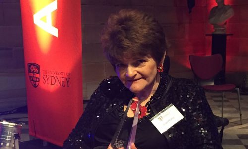 Joan Hume Honoured at University of Sydney Alumni Awards