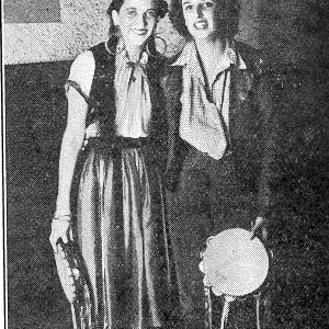 Lisette Nicolas and Alison Stephen from 1939 College magazine 
