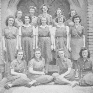 Basketball teams 1944 from College magazine 