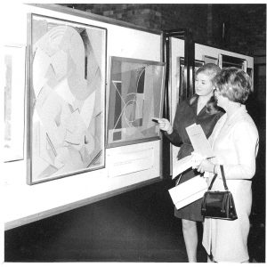 Artwork exhibited in The Broad Canvas art exhibition Aug 1967