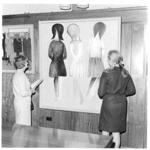 Artwork exhibited in The Broad Canvas art exhibition Aug 1967 