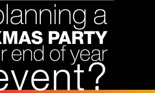 Book your Christmas Party or End of Year Event