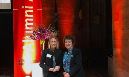 Annabelle takes top Alumni Award
