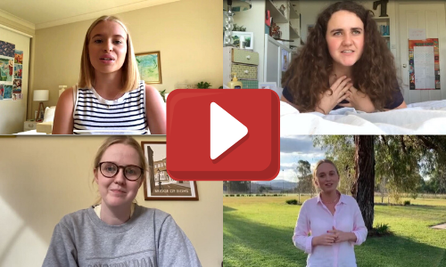 Sancta’s Pre-service Teachers Thank Australian Educators