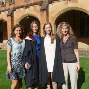 a group of women posing for a picture